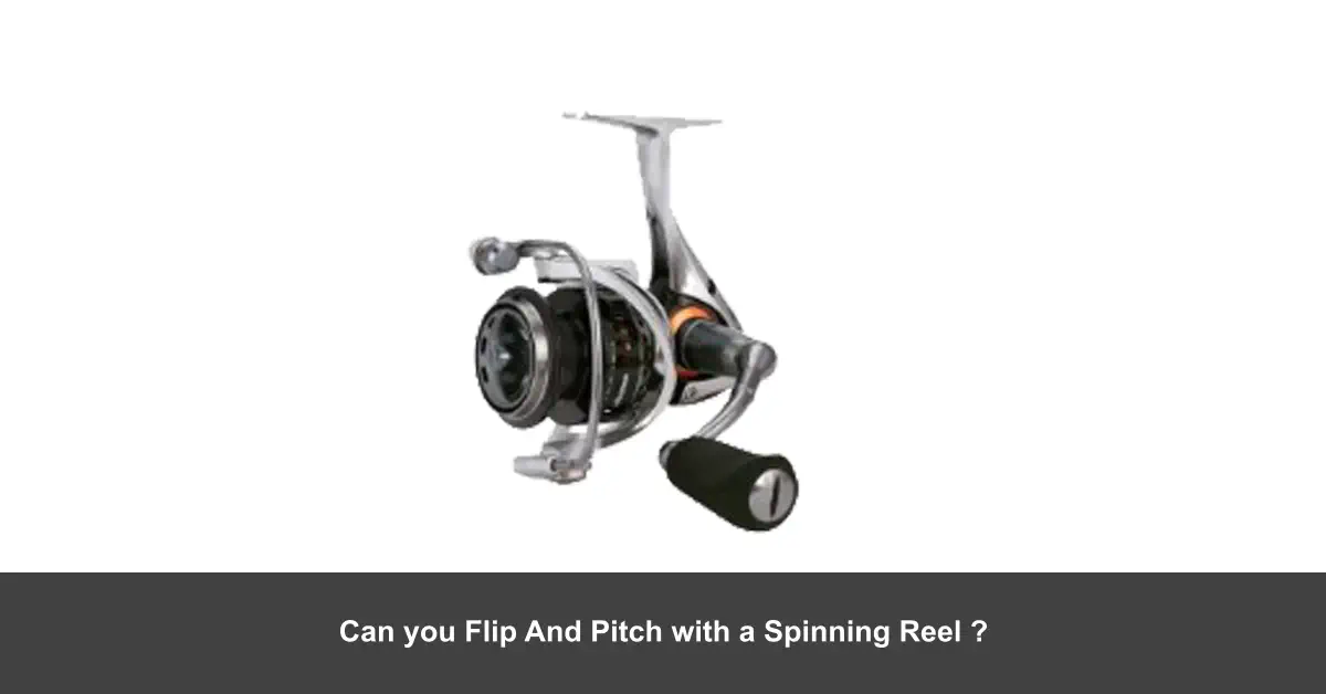 Can you Flip And Pitch with a Spinning Reel ? ( A Quick Answer)