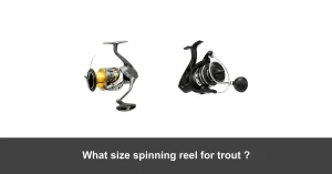 What Size Spinning Reel For Trout Fishing